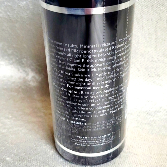 🆕️ PETER THOMAS ROTH Retinol Fusion PM Night Serum (MEGA SIZE 6.7 fl oz) - Picture 4 of 8